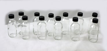 2 oz. Glass Bottles - Set Of 12 image 0